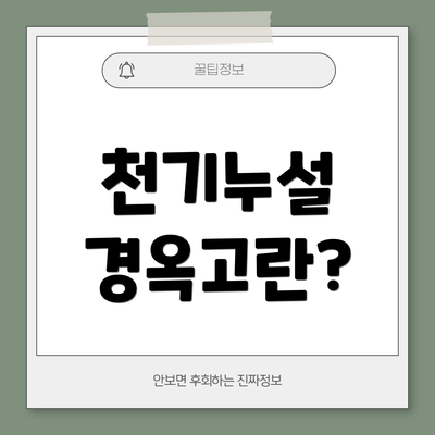 천기누설 경옥고란?