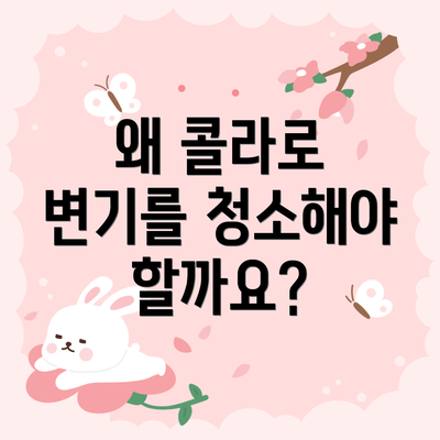 왜 콜라로 변기를 청소해야 할까요?