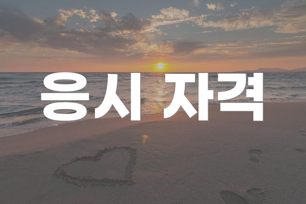 응시 자격