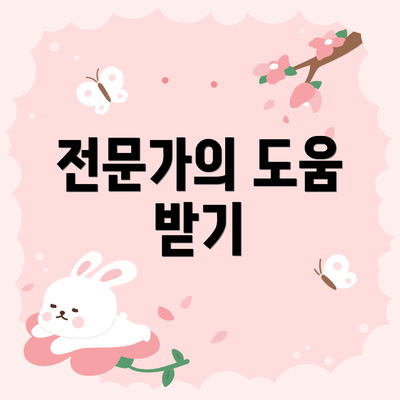 전문가의 도움 받기
