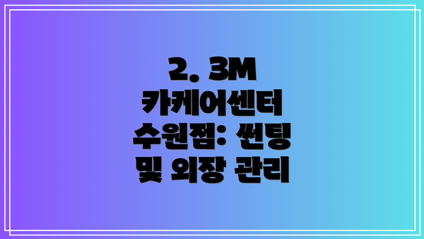 2. 3M 카케어센터 수원점: 썬팅 및 외장 관리