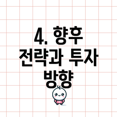 4. 향후 전략과 투자 방향