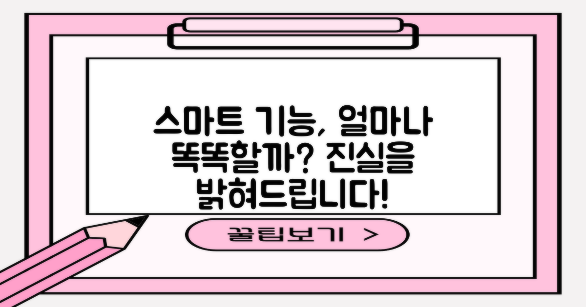 스마트 기능, 얼마나 똑똑할까