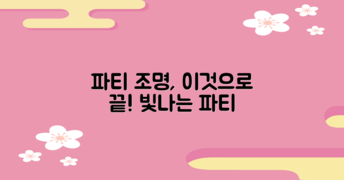 이 장식, 파티를 얼마나 빛낼까?
