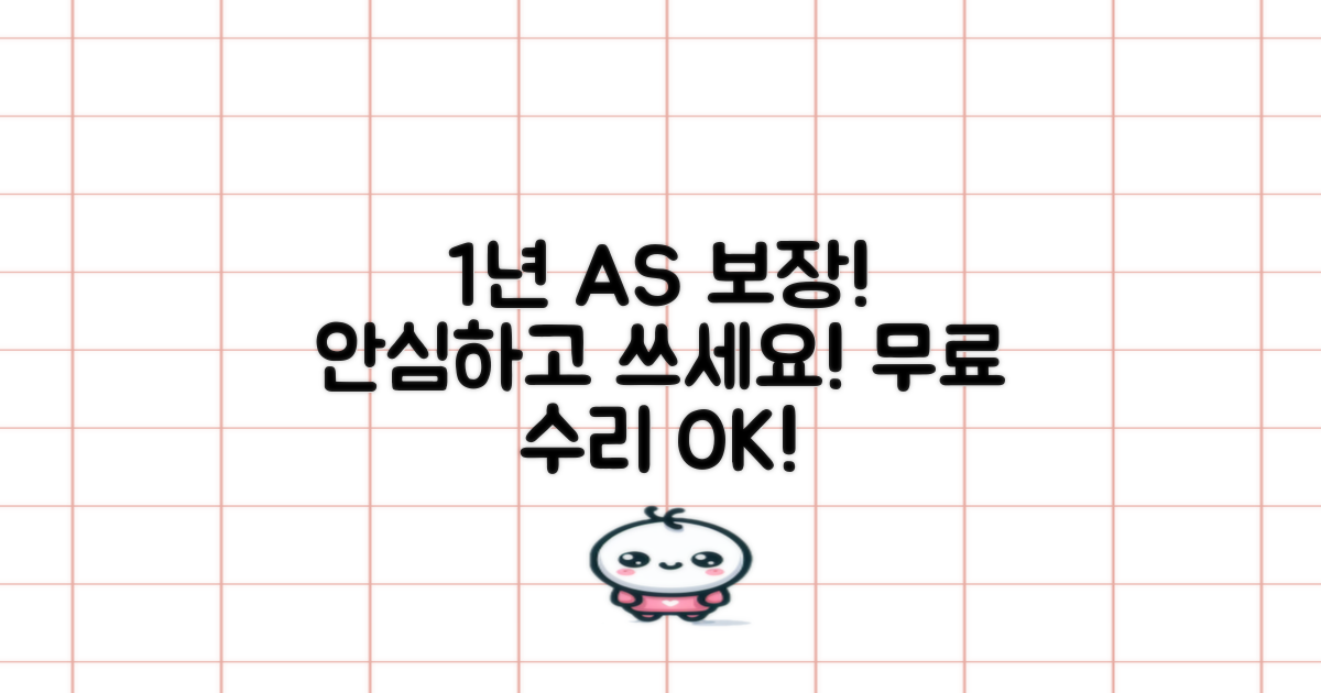 1년 무상 AS 보장