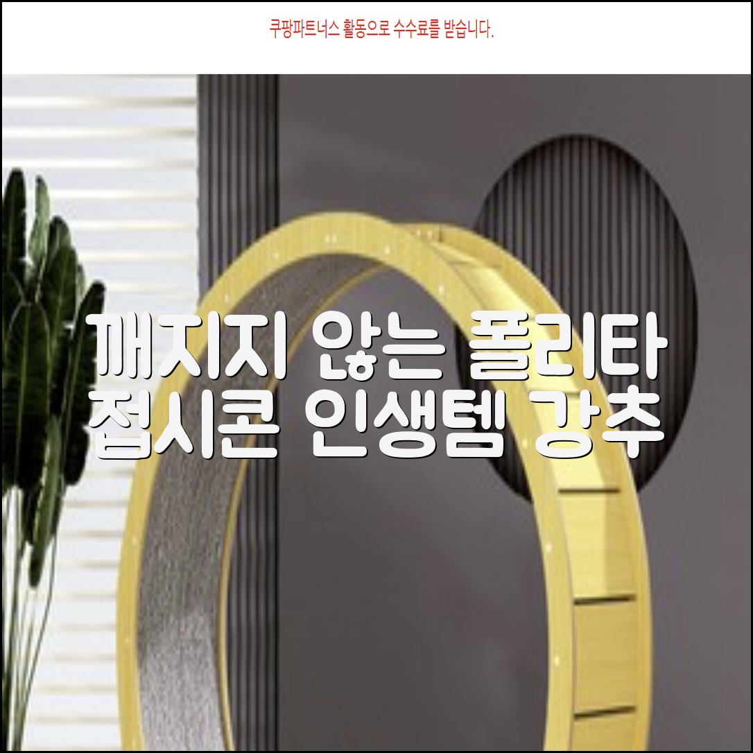 폴리타 깨지지않는 접시콘 세트, 1세트, 1개 추천 리뷰