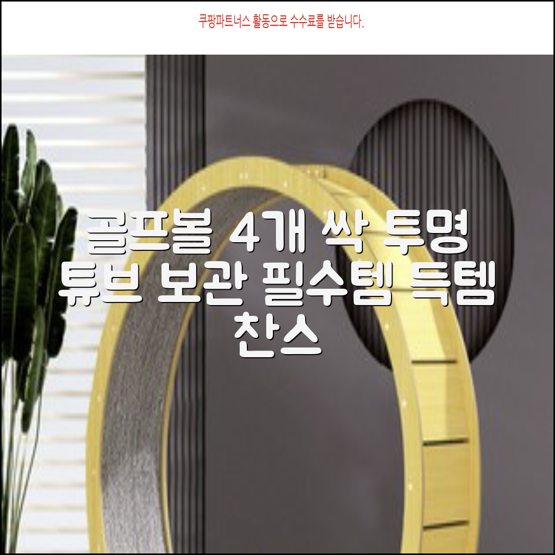 캡 골프 운반 케이스 투명 플라스틱 튜브 휴대용 볼 케이스 골프 정리함이 있는 4Pcs 골프 배럴 투명 튜브, 4개 추천 리뷰