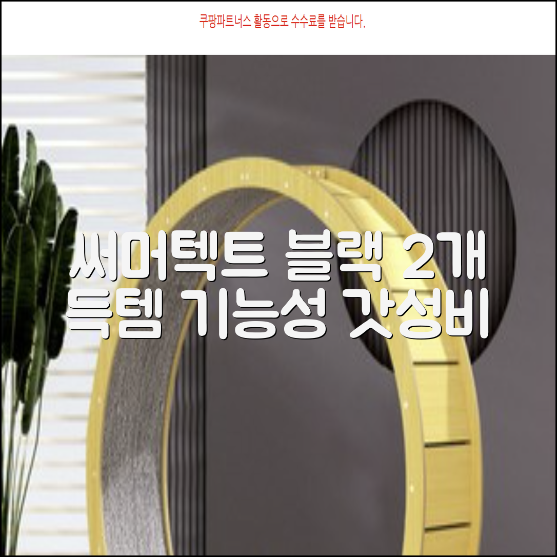 써머텍트 기능성 헤어밴드, 블랙, 2개 추천 리뷰